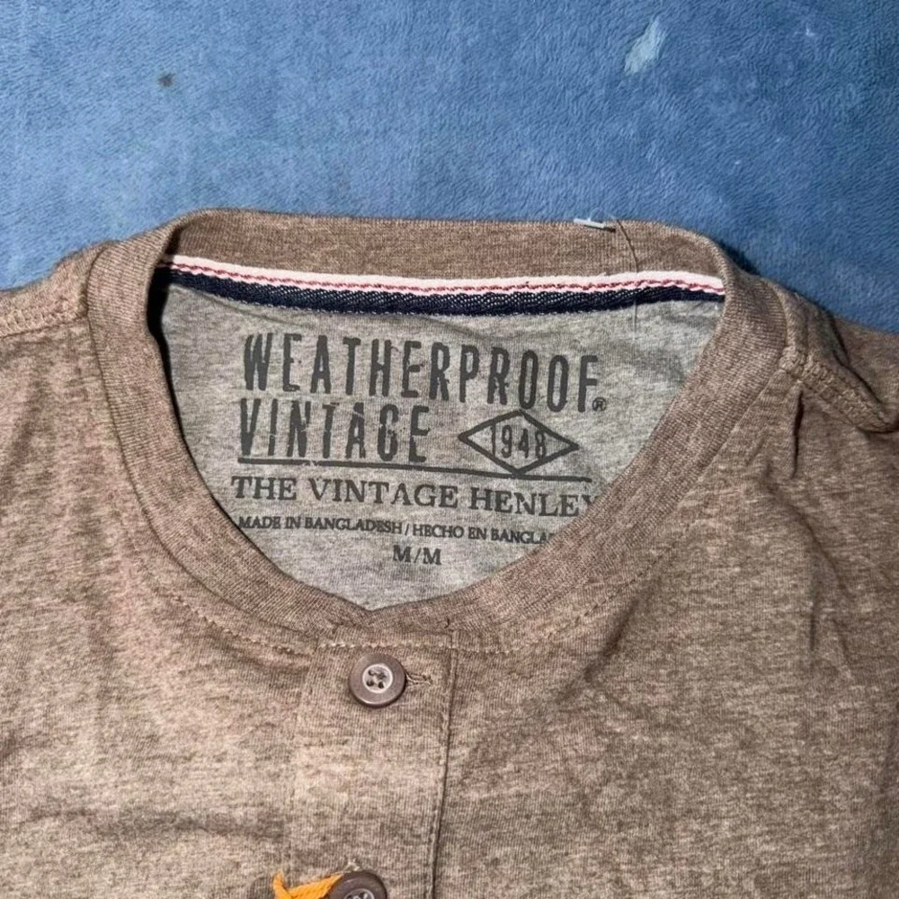 Weatherproof Vintage Men's ‎ Brown shirt men size m